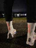 SANKA SOCKS white/orange