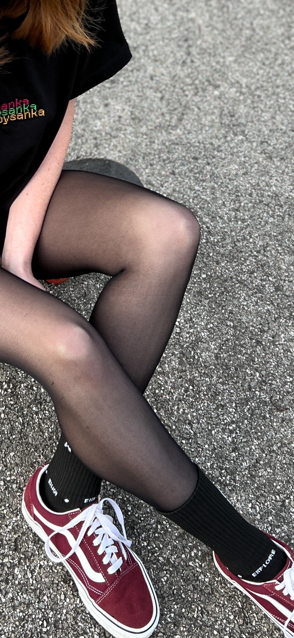SANKA SOCKS black EEE collection